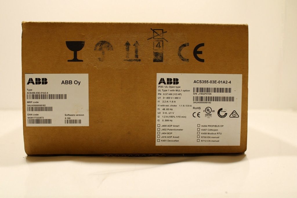 ABB ACS355-03E-01A2-4 Drive
