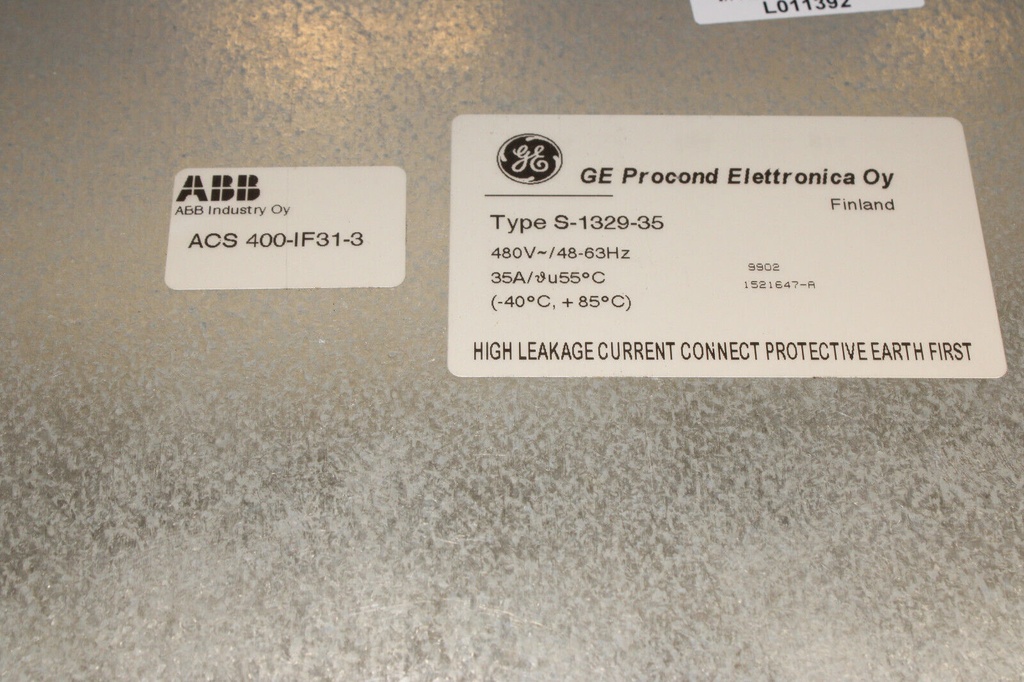 ABB ACS400-IF31-3 Feed filter