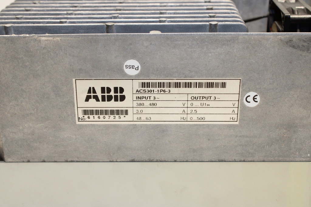 ABB ACS301-1P6-3 Drive 2.5A