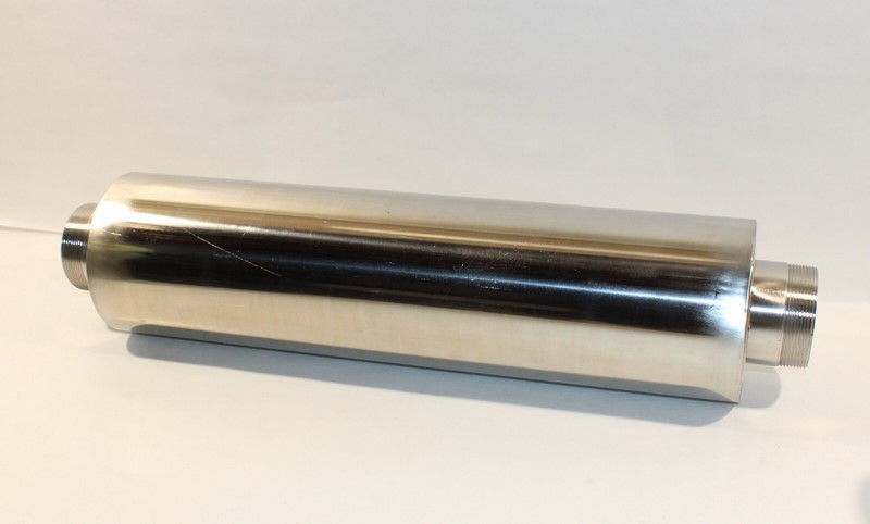 3 inch Stainless steel muffler exhaust air NEW