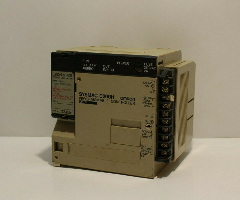 Omron C200H-CPU21-E CPU Unit with C200H-MR831 Memory Unit