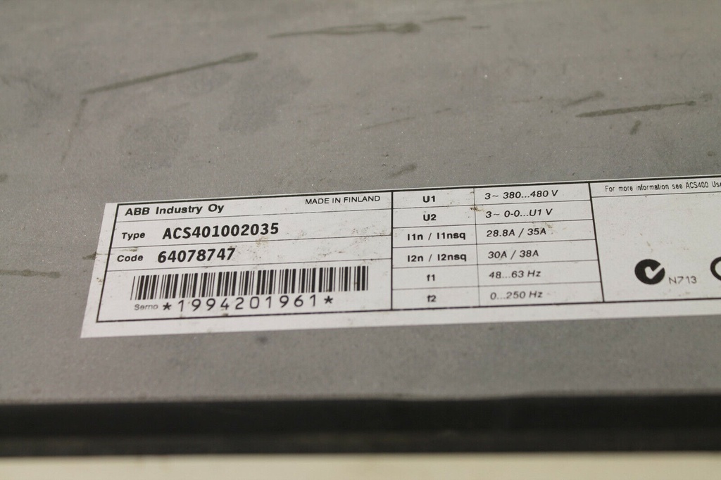 ABB ACS401002035 Drive 35A